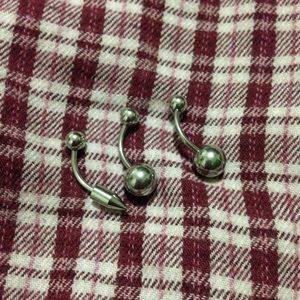 Belly piercing body jewelry bundle 14g nwot